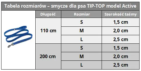 Smycz dla psa Truelove 2m granatowa